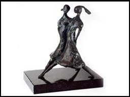 bronze sculpture for sale women walking bronze art